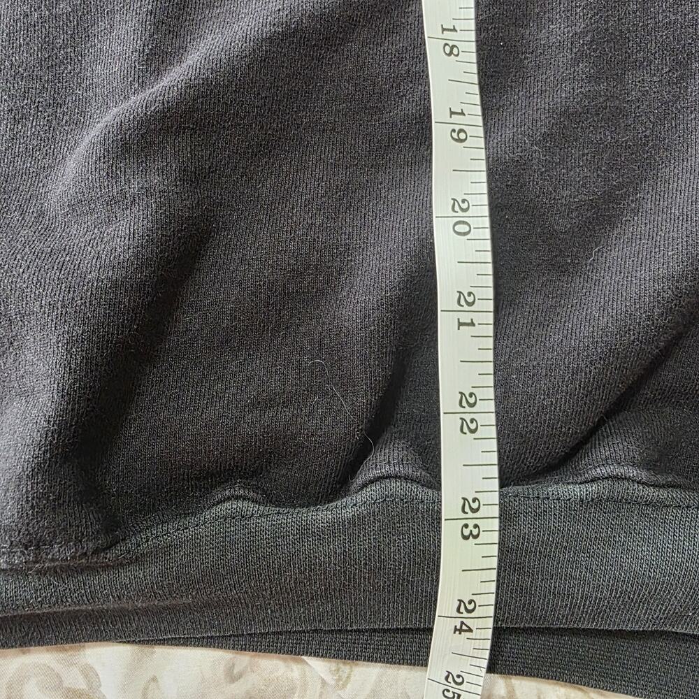 Vintage Virginia Slims V Wear Sweatshirt Women's S/M Black Graphic USA Made 90s - Picture 5 of 5
